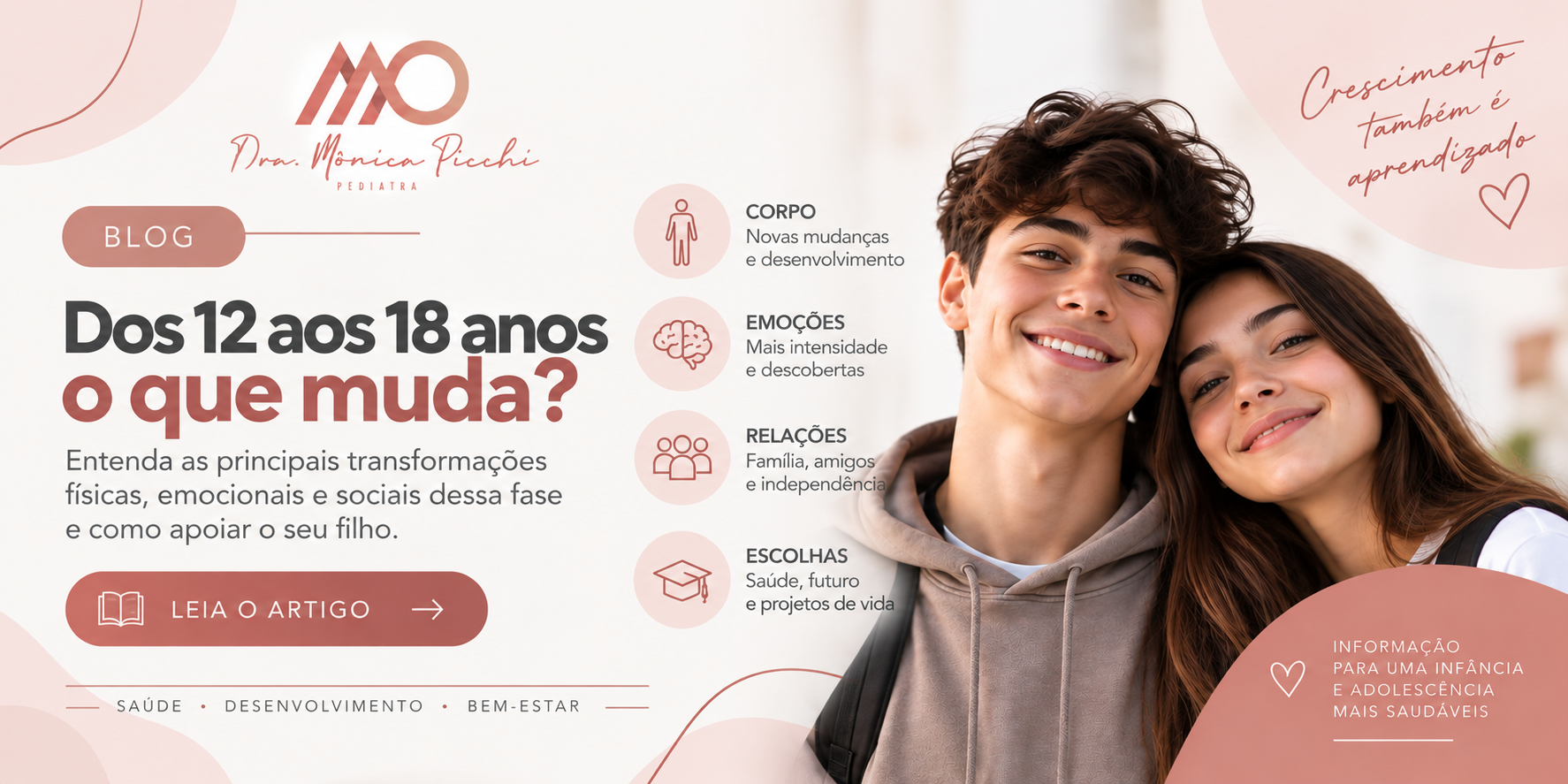 Dos 12 aos 18 anos: o que muda na adolescência?